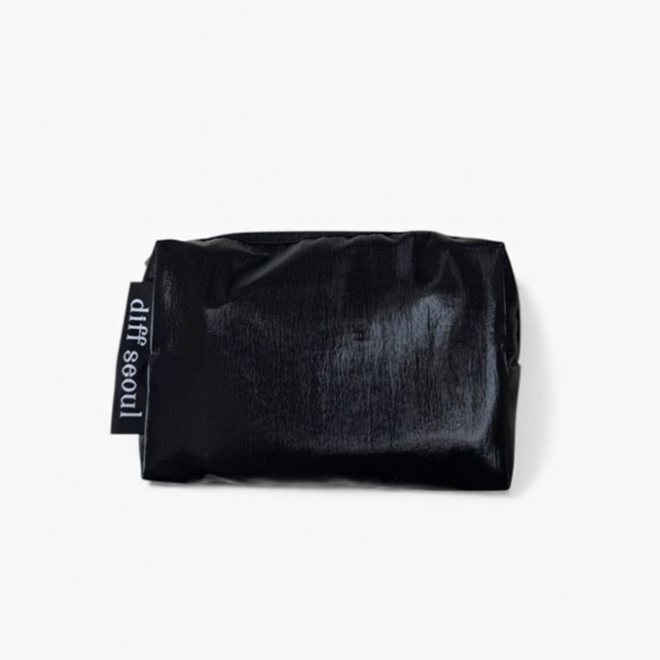 Block Pouch Satin - Black